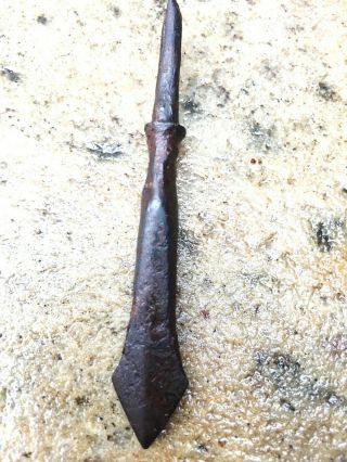 Big Antique Rare Shape Viking Arrowhead Arrow N Sword Rapier