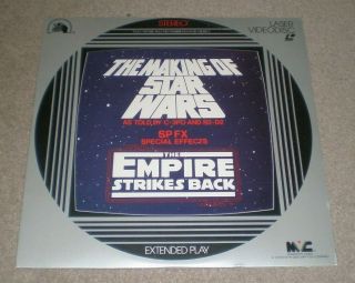 The Making Of Star Wars And Empire Strikes Back Laserdisc Rare