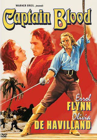 Captain Blood (dvd) Errol Flynn - Olivia De Havilland Action Rare