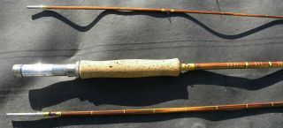 VINTAGE UNION HARDWARE COMPANY 3 PIECE HEX BAMBOO FLY ROD ORIG. 3
