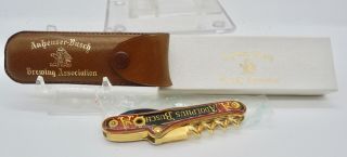 Rare Vintage Anheuser Busch Brewing Association Stanhope Adolphus Knife Germany