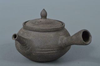 M1960: Japanese Banko - Ware Shapely Teapot Kyusu Sencha,  Auto Tea Ceremony
