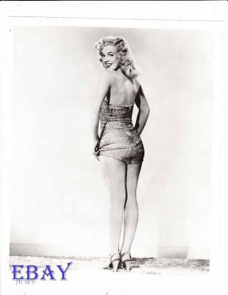 Marilyn Monroe Sexy Leggy Rare Photo Circa 1949