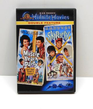 Muscle Beach Party Ski Party Midnite Movies Dvd Vg Cond.  Rare Oop Fast