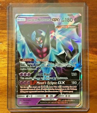 Pokemon Dawn Wings Necrozma Gx 63/156 Ultra Rare Card - Ultra Prism -