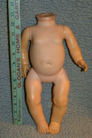 Vintage Sun Rubber Co.  Replacement Doll Body For 18 " Doll