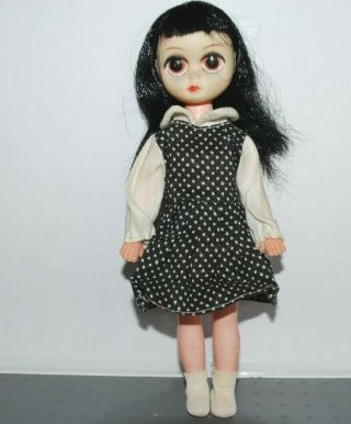 Susie Sad Eyes 8 " Vintage Doll With Dress,  Rosenberg