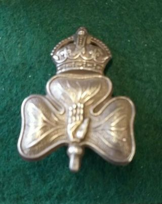 Ww1 14th Battalion (young Citizen) Silvered Officers Cap Badge Rare
