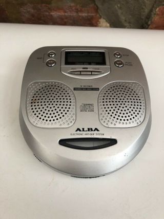 Alba Pcd910 Personal Cd Player Anti - Skip,  Dbbs,  Built In Stereo Speakers Rare