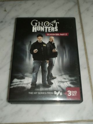 Ghost Hunters: Season 6: Part 2 Dvd,  Jason Hawes,  Grant Wilson 2010 Rare Oop