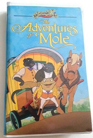 Adventures Of Mole - Rare Wind In The Willows Vhs Ln