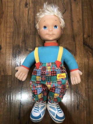 Vintage My Buddy 24 " Doll By Playskool Boy Blonde/ Blue Eyes