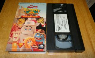 Adventures Of Timmy The Tooth : Big Mouth Gulch (vhs,  1995) Kids Puppets Rare