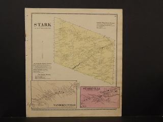York,  Herkimer County Map,  1868 Town Of Stark P3 23