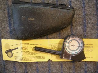 Rare At&t K&r Map Measurer With Instructions And Case