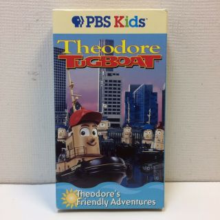 Htf‼ Rare‼ Theodore Tugboat - Theodores Friendly Adventures (vhs,  1998) • Vguc‼