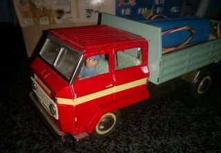 Vintage Tin Toy Truck China ME 723 old stock extremely rare 3