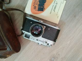 Zorki 3c Rf Camera Rare Collectible First Model Ussr Leica