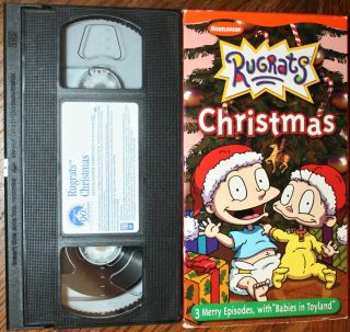 Rugrats Christmas (vhs) 3 Episodes.  Vg Cond.  Nickelodeon.  Angelica.  Rare Cartoon