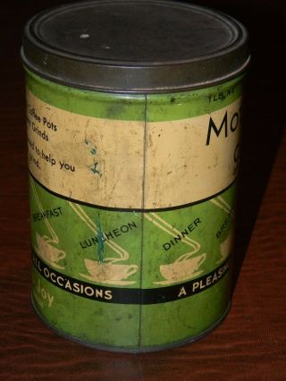 RARE Antique Coffee Tin Can MOTHER ' S JOY COFFEE 1lb American Stores Co Philly 3