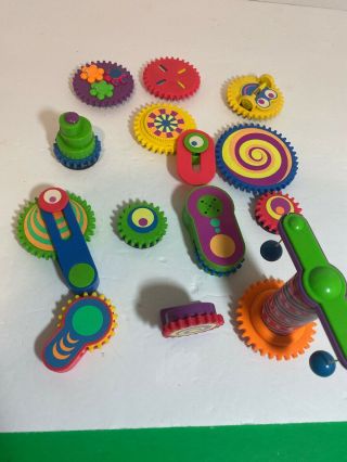 Tomy Gearation Set 13 Magnetic Gears Magnets 1999 Htf Rare 1 Electric Moves Toy