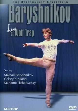 Rare As Mikhail Baryshnikov Live At Wolf Trap 1976 Dvd (ballet)