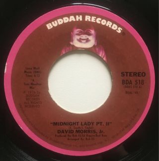 David Morris Jr Rare Midnight Lady Pt 2 Northern Soul 45 Listen