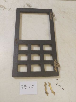 Antique Haven Mission Shelf Clock Front Door With Trim No Glass