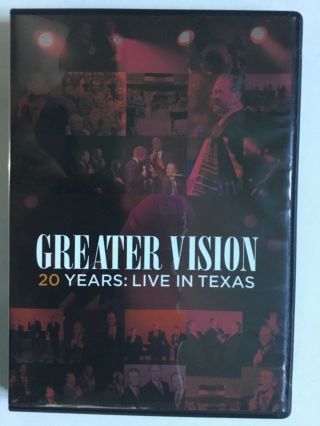 Greater Vision: 20 Years: Live In Texas 2010 2 Dvd Set Rare