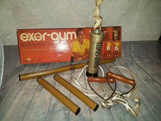 Bart Starr Exer - Gym Adjustable Tension Exerciser Fitness Rare Vintage Green Bay
