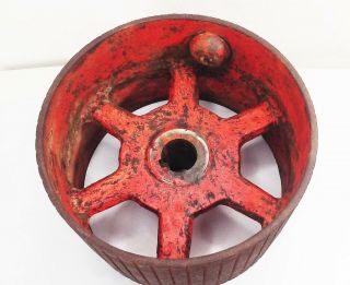 Vtg antique cast iron 10 