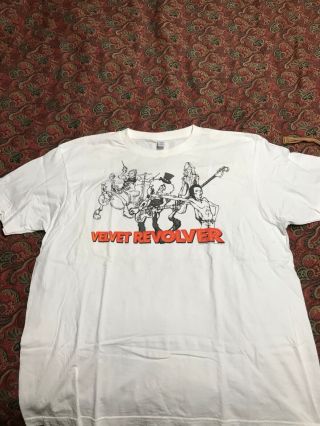Very Rare Velvet Revolver Adult L Large Shirt Backstage Tour Tee Slash Gnr