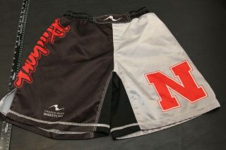 University Of Nebraska Huskers College Wrestling Singlet Shorts Rare Adult M