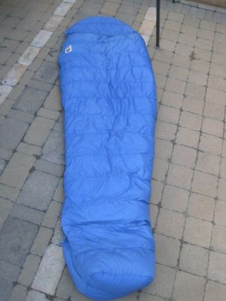 Vintage The North Face Goose Down Sleeping Bag Vgc W Large Tnf Storage Bag