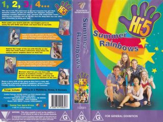 Hi 5 Summer Rainbow Vhs Video Pal A Rare Find In