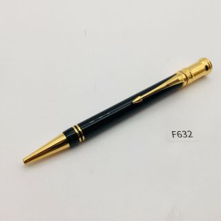 F632 Parker Ballpoint Pen Gold Vintage Rare Made In U.  K.