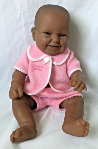Berenguer La Newborn Moment Baby Doll Girl Anatomically Correct African American