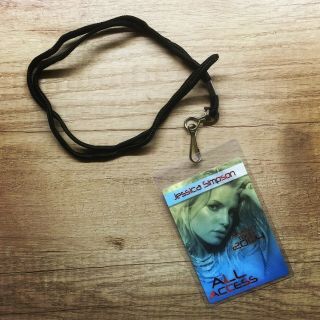 Jessica Simpson Reality Tour 2004 All Access Laminated Backstage Pass Very Rare
