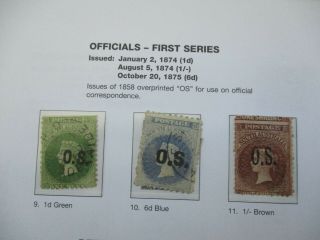 South Australia Stamps: Overprint Os - Rare (i50)