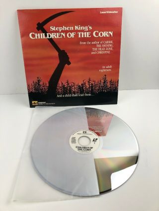 Stephen King’s Children Of The Corn Laserdisc Ld Rare