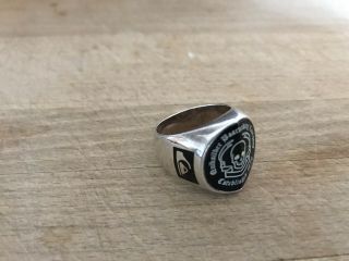 Quiksilver Solid Silver 925 Signet Ring Very Rare Ring With Engraved Logo 2