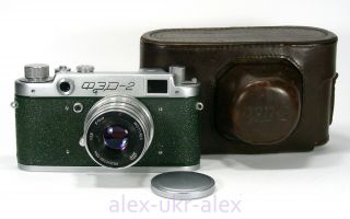 Rare Russian Fed - 2 Green With Industar - 26m Lens Camera.  Exc,  Repaired №482320