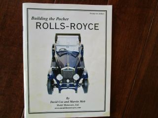 Building The Pocher 1/8 Rolls Royce Book By Modelmotorcars