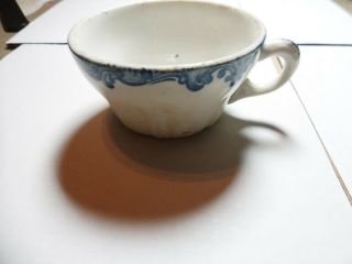 Rare Railroad Dining China Union Pacific Overland Harriman Blue Cup Tea Coffee