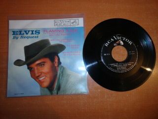 Elvis Presley Flaming Star Mega Rare Mexican Press Vinyl Ep 7