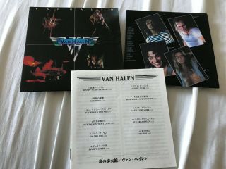 Van Halen - S/t Mini Lp Japanese Import W/ Liner Notes Oop Rare No Obi 80s Rock