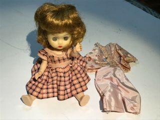 Dressed Ginger Vintage Doll 8” 1950 