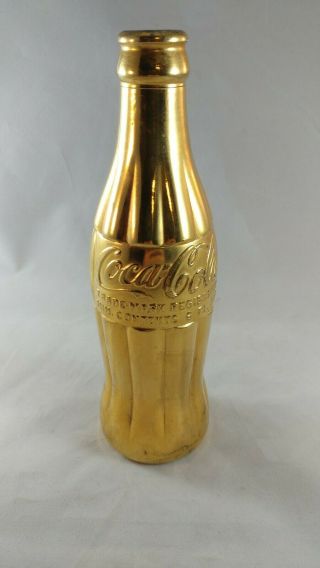 Vintage Rare Coca Cola Coke Gold Bottle 6 Oz Glass Memphis Tennesse 52 - 99