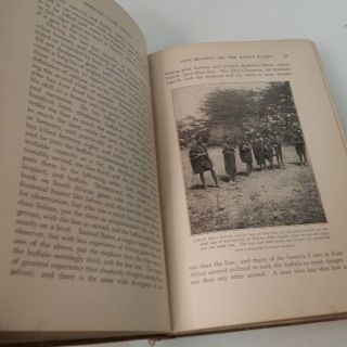 African Trails (1910) Theodore Roosevelt antique book Illus 2