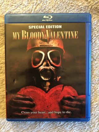 My Bloody Valentine (blu - Ray Disc,  2009) Rare Oop Horror